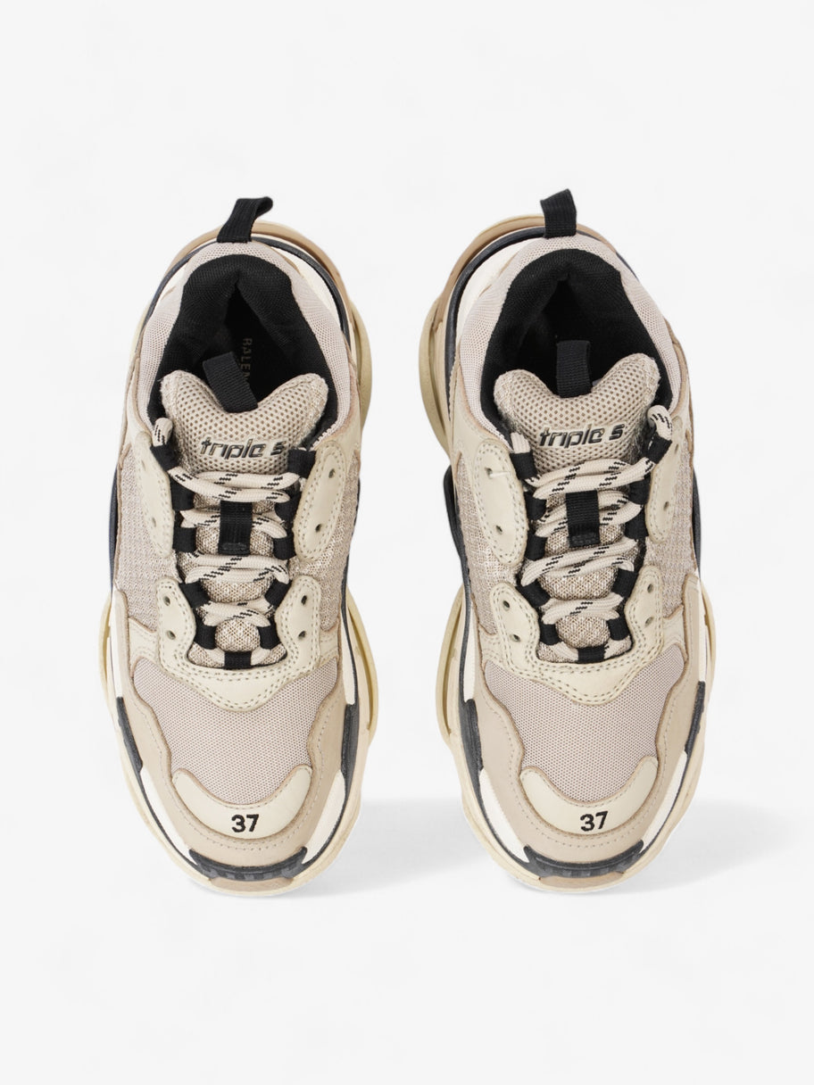 Balenciaga Triple S Beige / Black / White Mesh EU 37 UK 4 Image 8