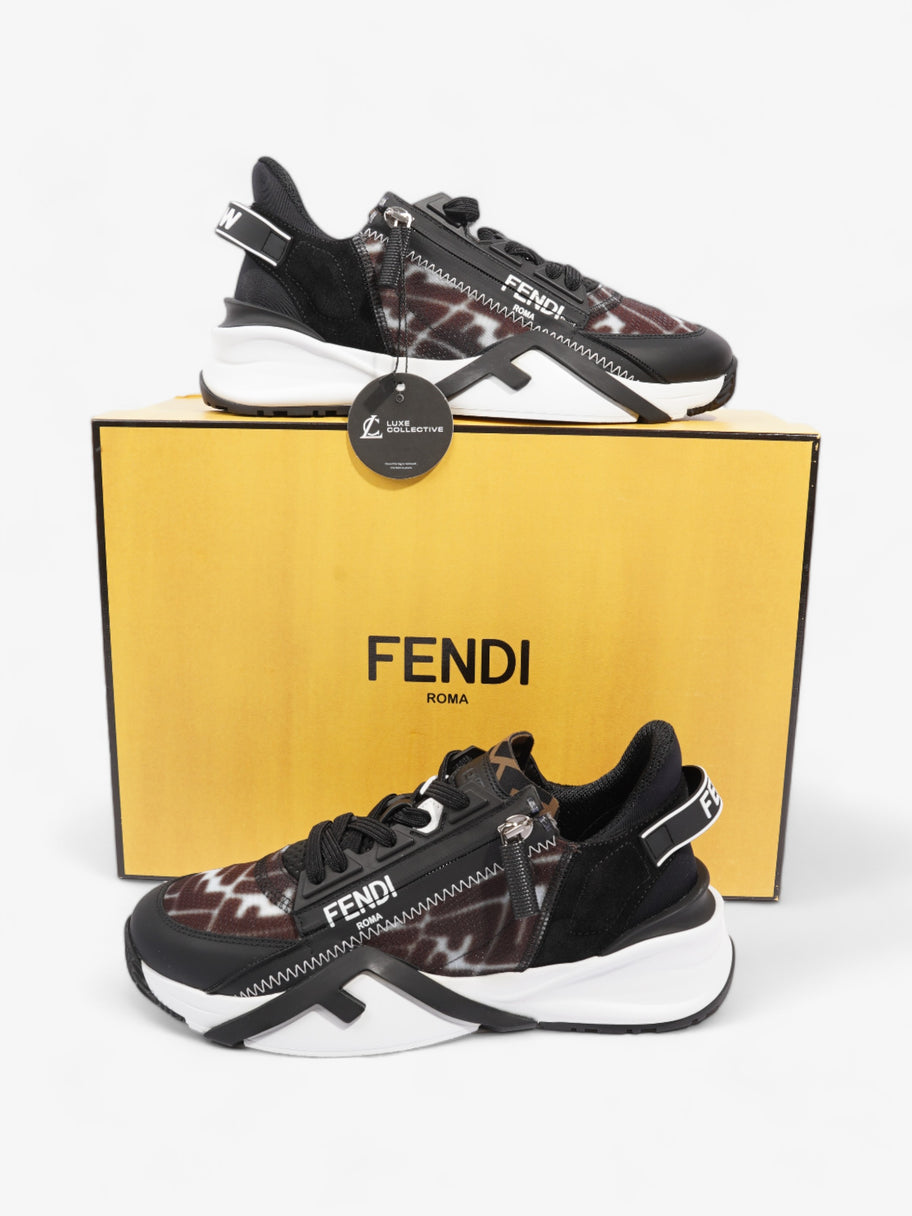 Fendi Fendi Flow Black / Brown Nylon EU 37 UK 4 Image 10