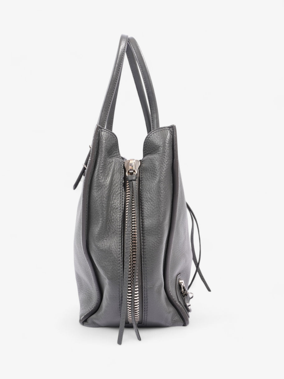 Balenciaga Papier A4 Zip Around Grey Leather Image 5