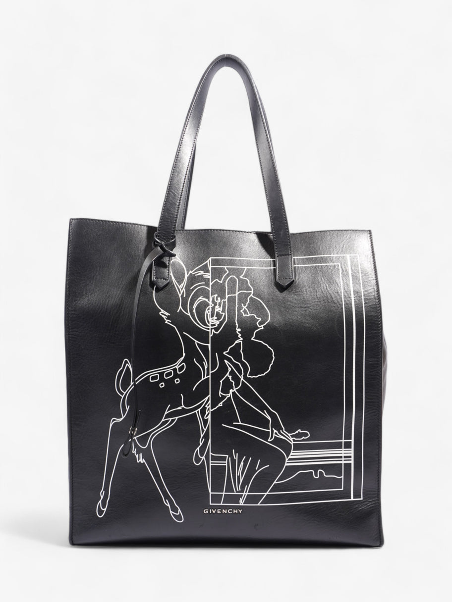 Givenchy Stargate Bambi Tote Black / White Calfskin Leather Image 1