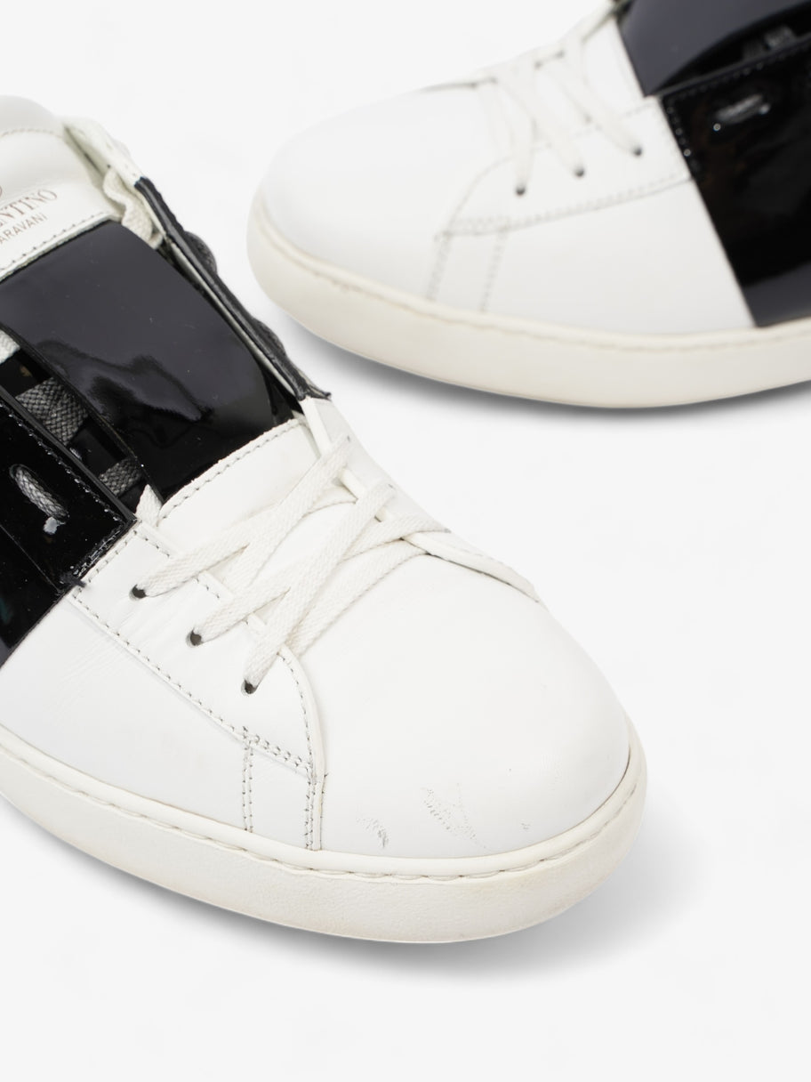 Valentino Open Sneakers White / Black Leather EU 44 UK 10 Image 10