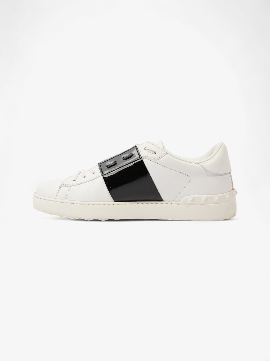 Valentino Open Sneakers White / Black Leather EU 44 UK 10 Image 3