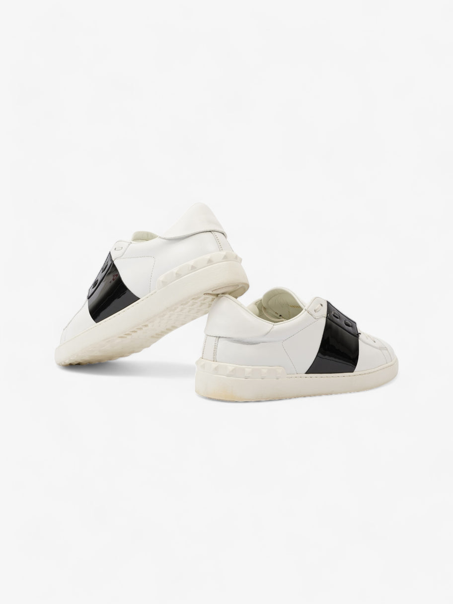 Valentino Open Sneakers White / Black Leather EU 44 UK 10 Image 9