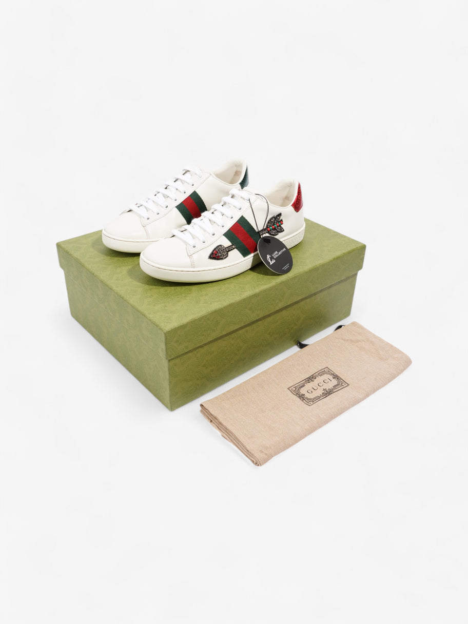 Gucci Ace Sneakers with Arrow White / Green / Red Leather EU 39 UK 6 Image 10