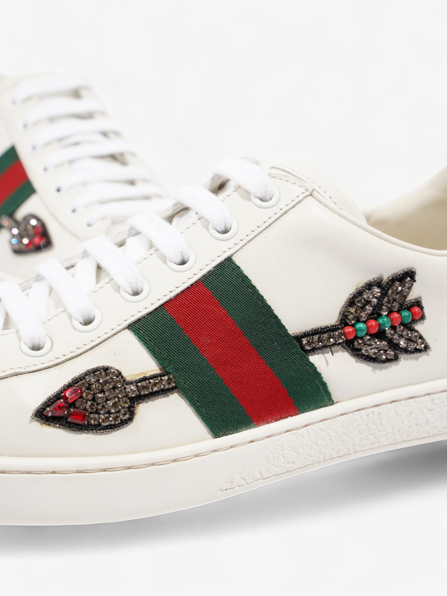 Gucci Ace Sneakers with Arrow White / Green / Red Leather EU 39 UK 6 Image 9