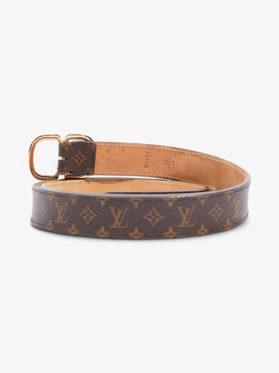 Louis Vuitton Buckle Belt Monogram Canvas 90cm / 36