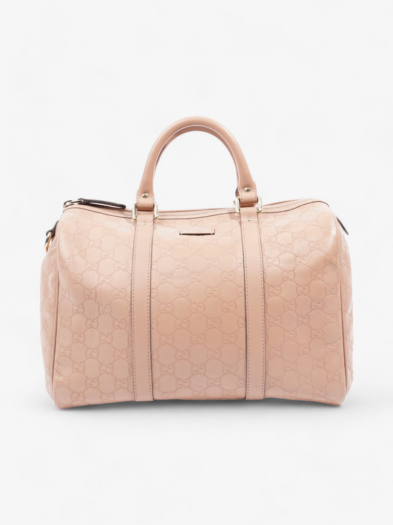  Gucci Boston Bag Rose Beige Guccissima Embossed Leather Medium