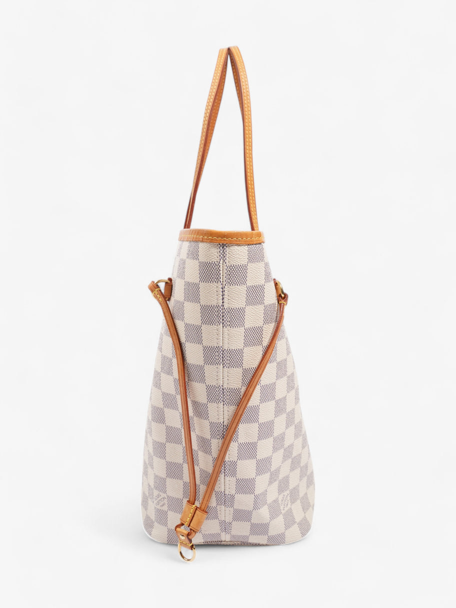 Louis Vuitton Neverfull Damier Azur Coated Canvas MM Image 3