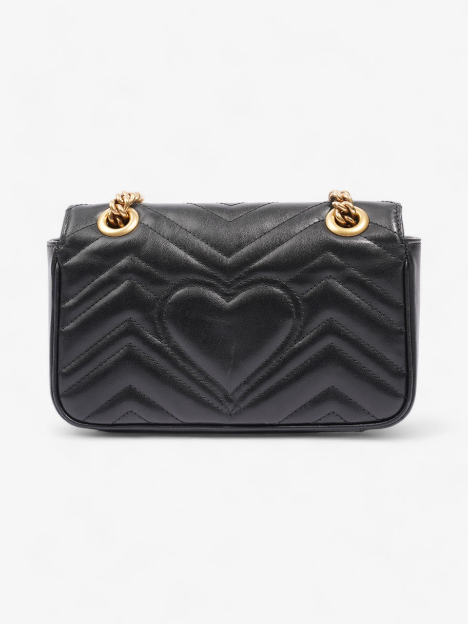 Gucci GG Marmont Black Matelasse Leather Mini Image 4