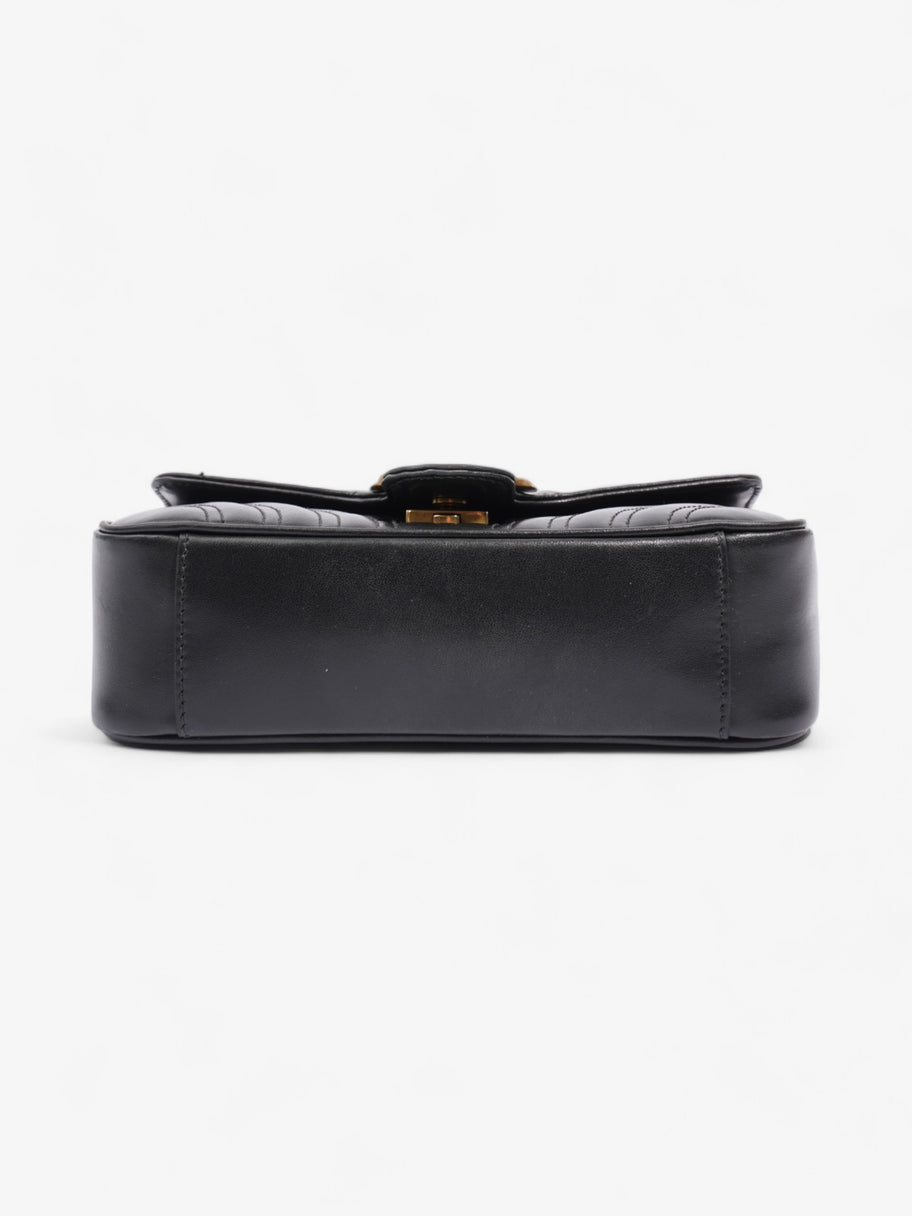 Gucci GG Marmont Black Matelasse Leather Mini Image 6