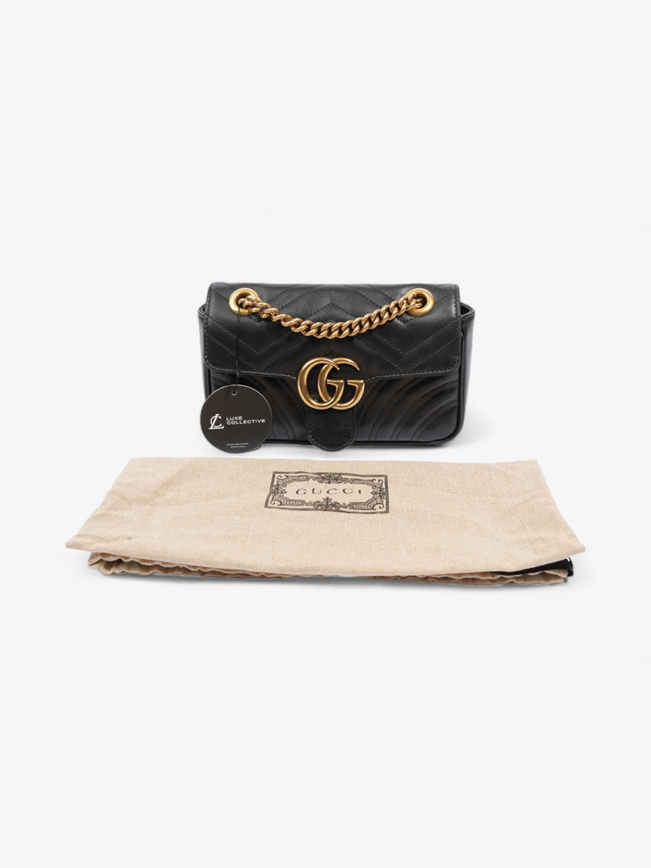 Gucci GG Marmont Black Matelasse Leather Mini Luxe Collective