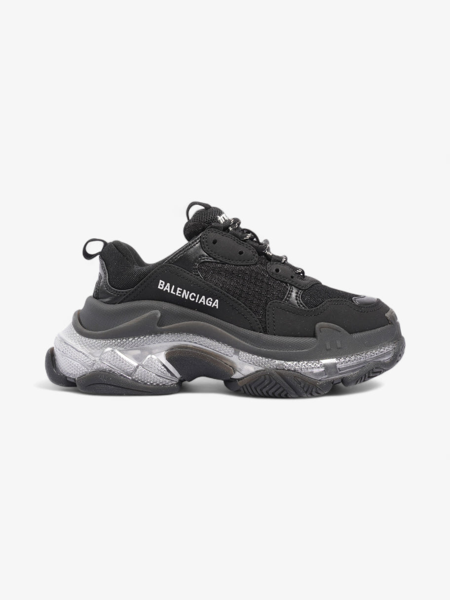 Balenciaga Triple S Clear Sole Black Mesh EU 37 UK 4 Image 1