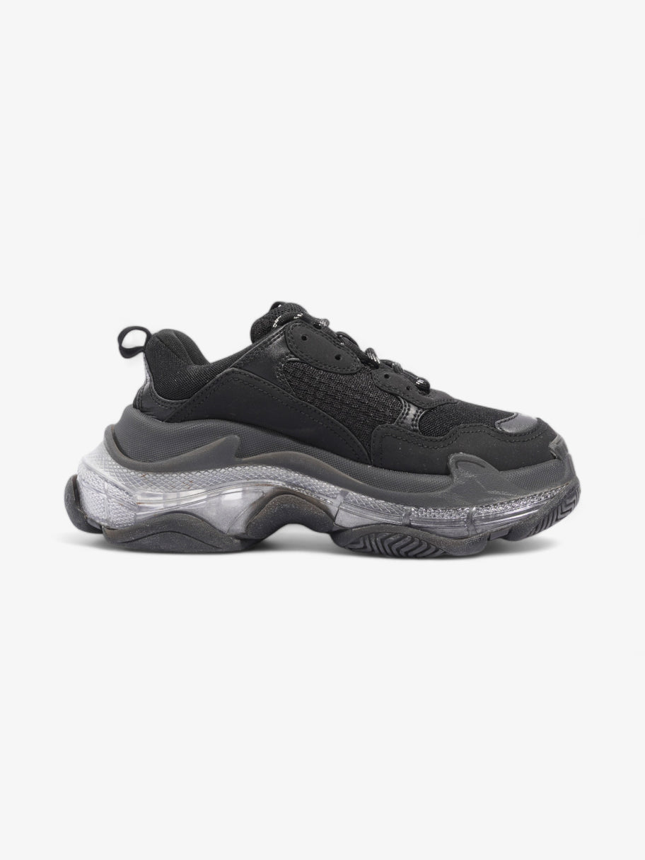 Balenciaga Triple S Clear Sole Black Mesh EU 37 UK 4 Image 4