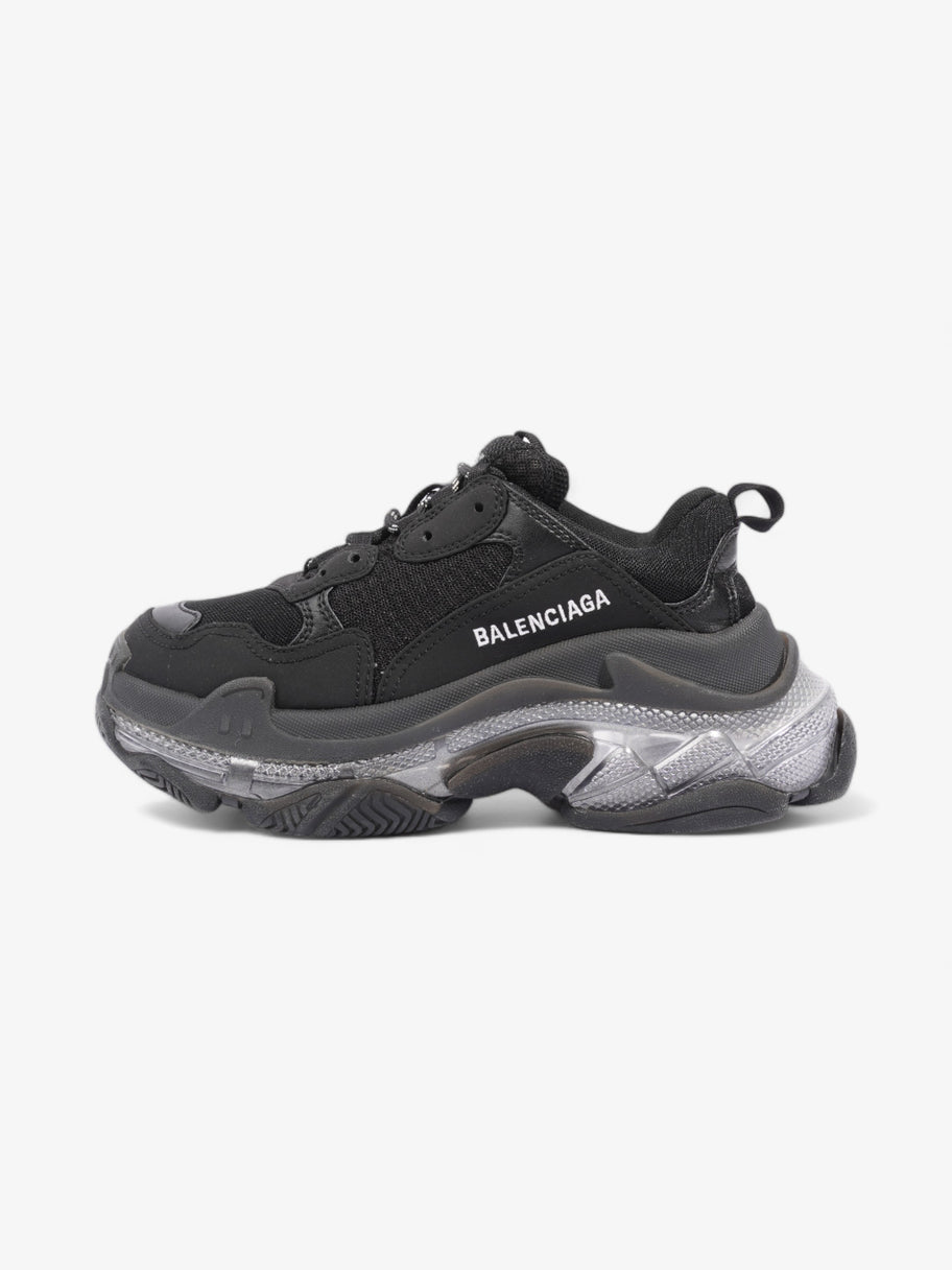 Balenciaga Triple S Clear Sole Black Mesh EU 37 UK 4 Image 5