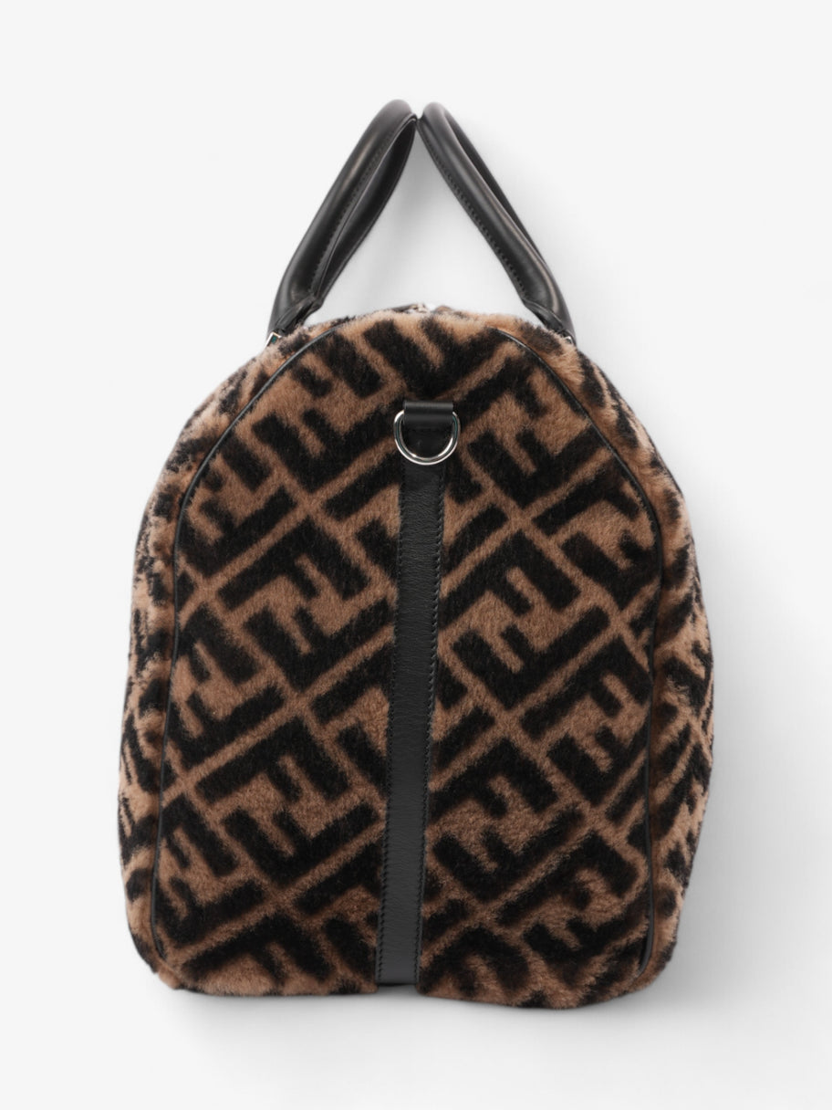 Fendi Forever Fendi Duffle Bag Black / Brown Shearling Image 3