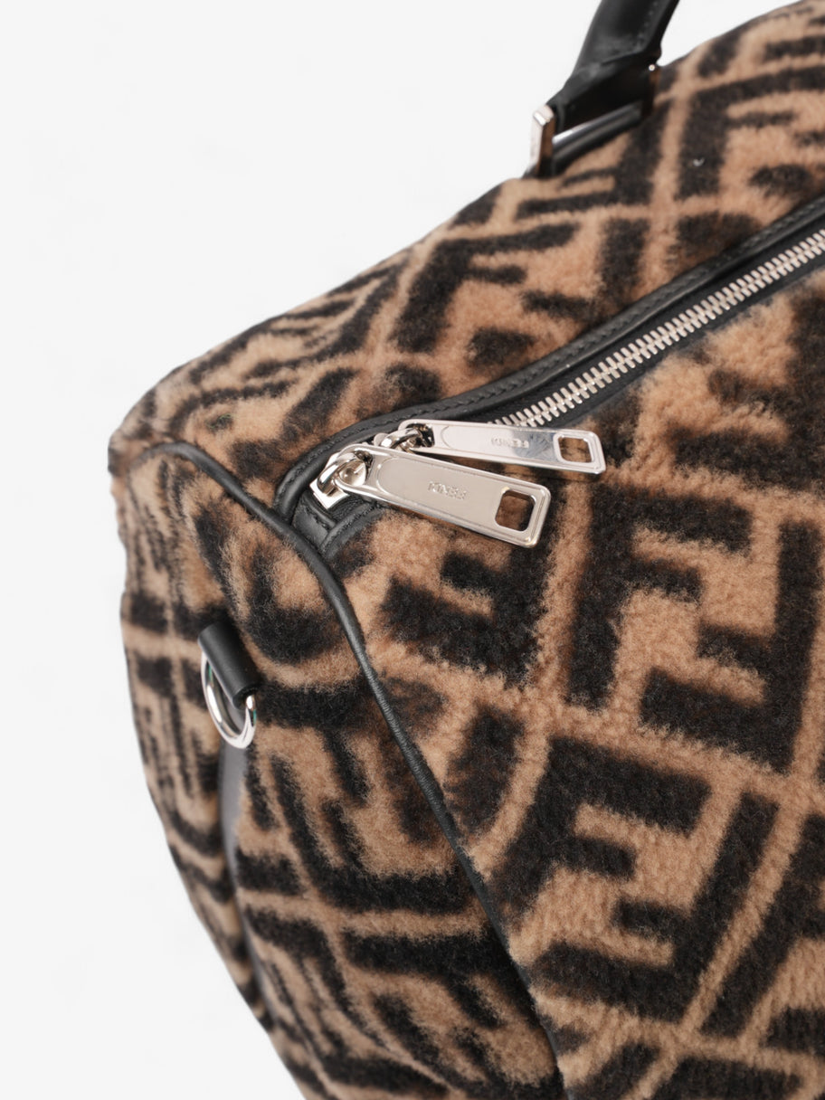 Fendi Forever Fendi Duffle Bag Black / Brown Shearling Image 8