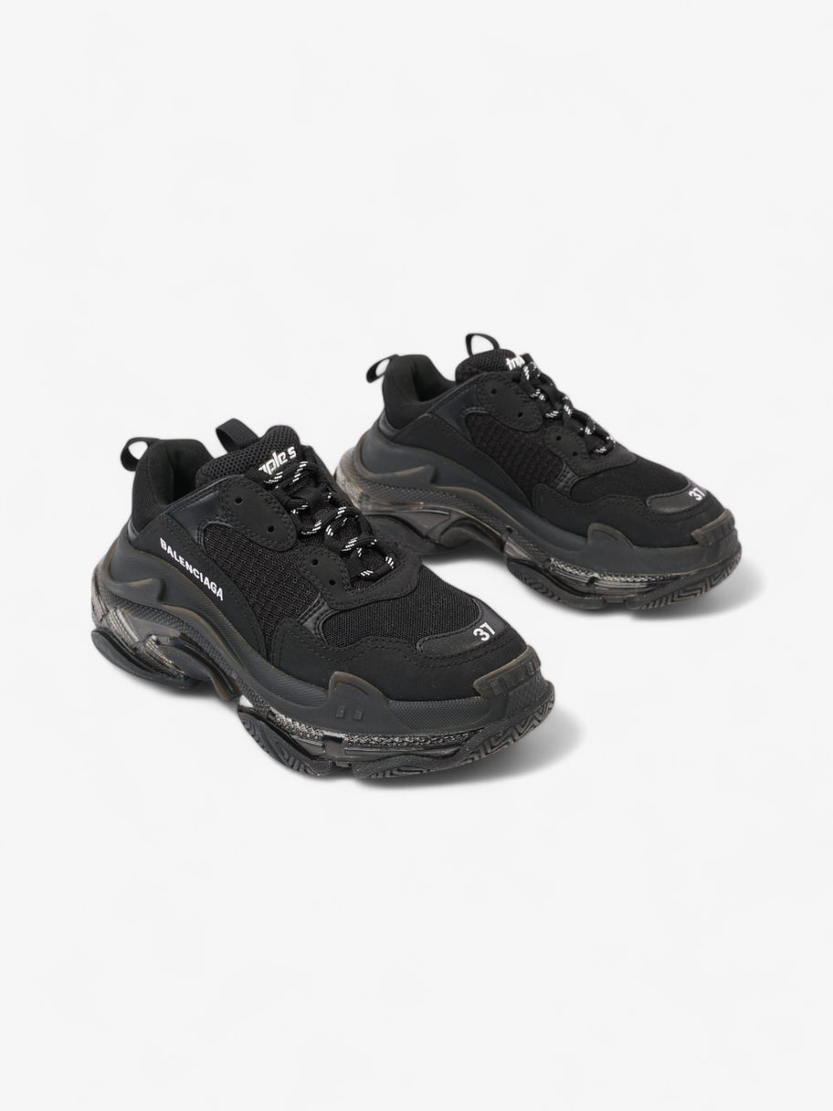 Balenciaga Triple S Clear Sole Black Mesh EU 37 UK 4 Image 2