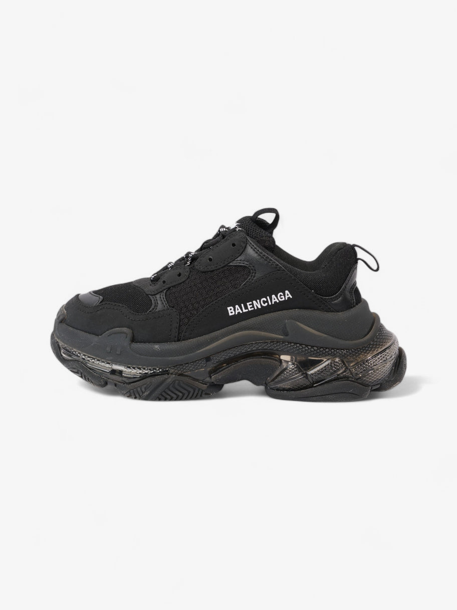 Balenciaga Triple S Clear Sole Black Mesh EU 37 UK 4 Image 5