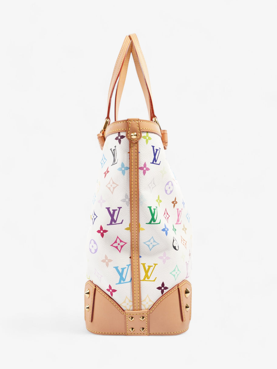 Louis Vuitton Sharleen White Multicoloured Monogram Coated Canvas GM Image 5