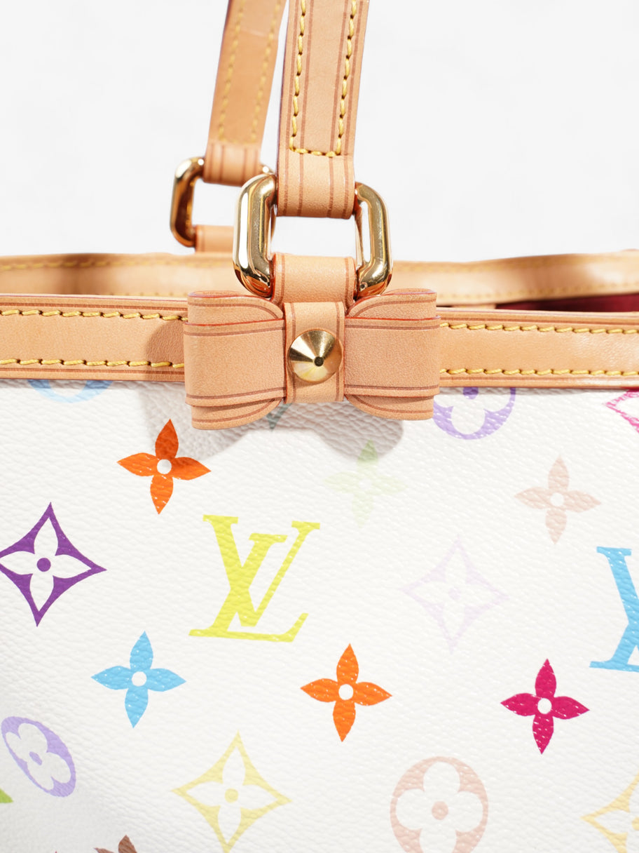 Louis Vuitton Sharleen White Multicoloured Monogram Coated Canvas GM Image 7