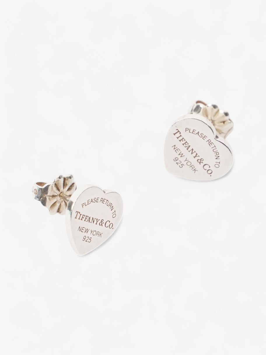 Tiffany and Co Return to Tiffany Heart Earrings Silver Silver Sterling Image 2