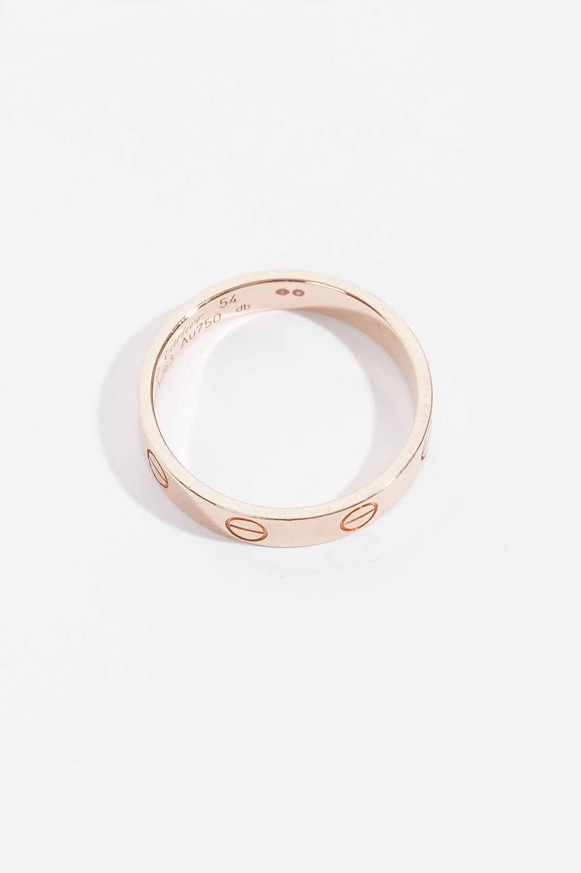 Cartier LOVE Wedding Ring Rose Gold Rose Gold 54mm Luxe Collective