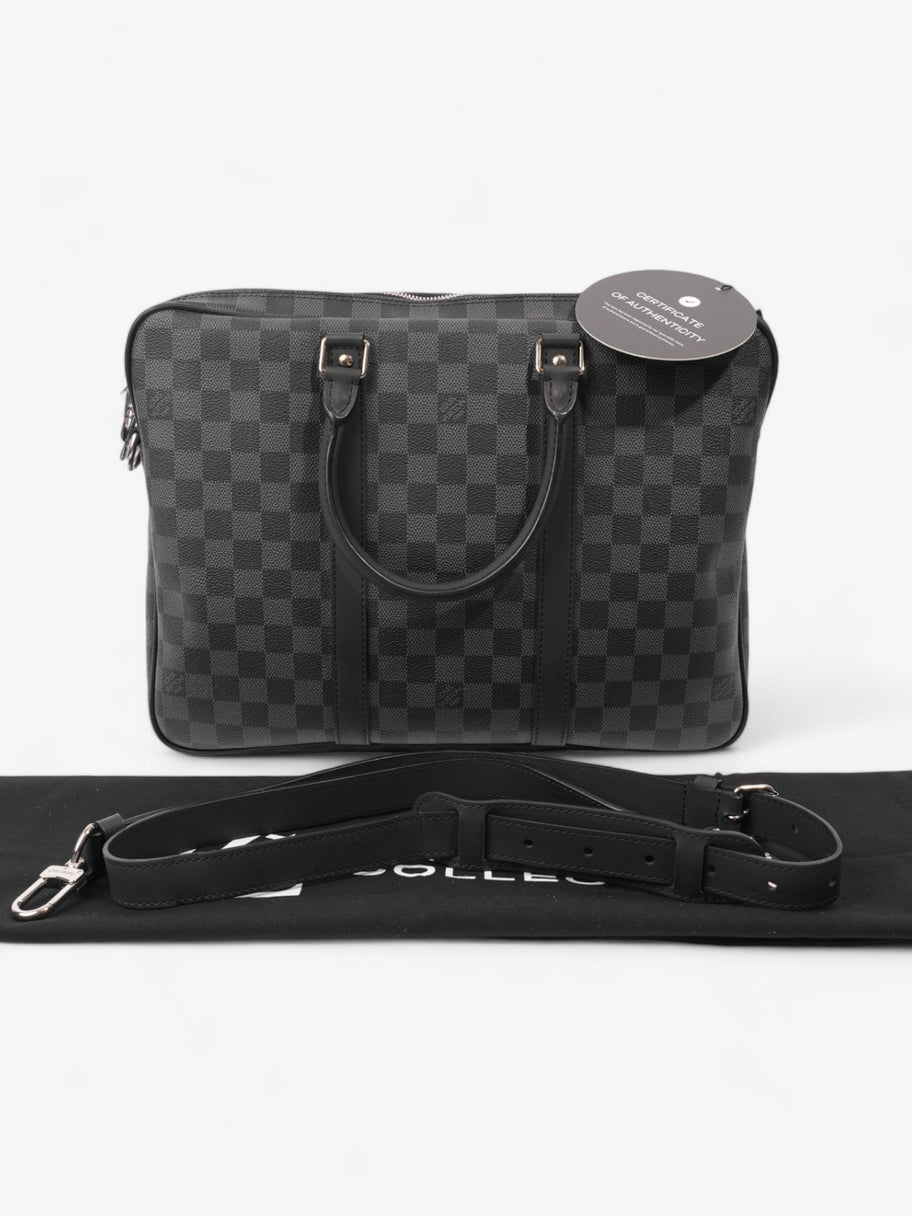 Louis Vuitton Porte-Documents Voyages Damier Graphite Coated Canvas PM Image 10