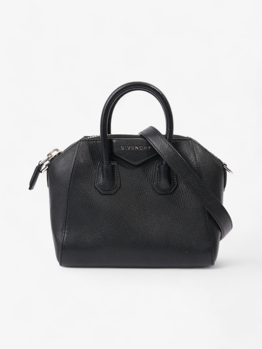 Givenchy Antigona Black Goatskin Leather Mini Image 1