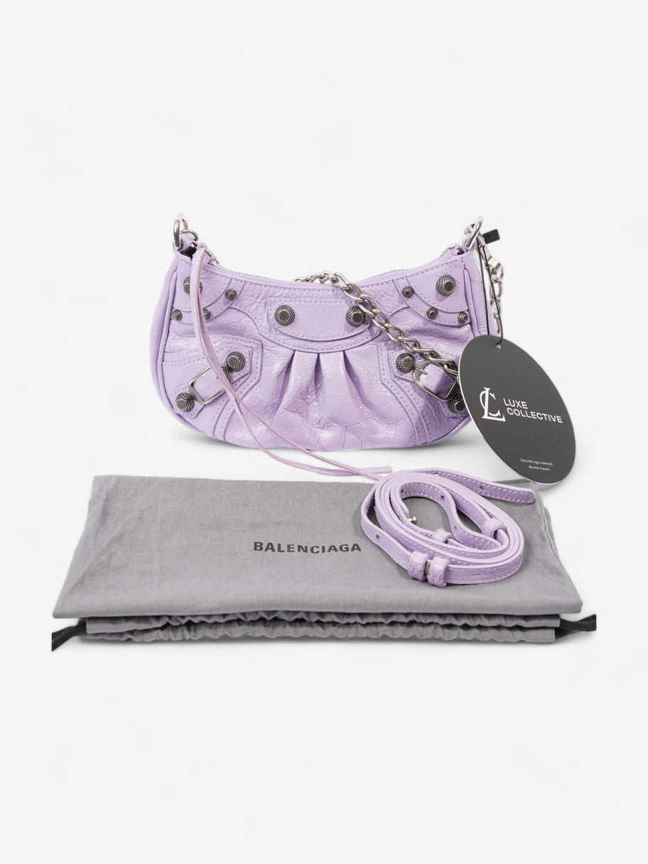 Balenciaga Le Cagole Mini Lilac Leather Image 11