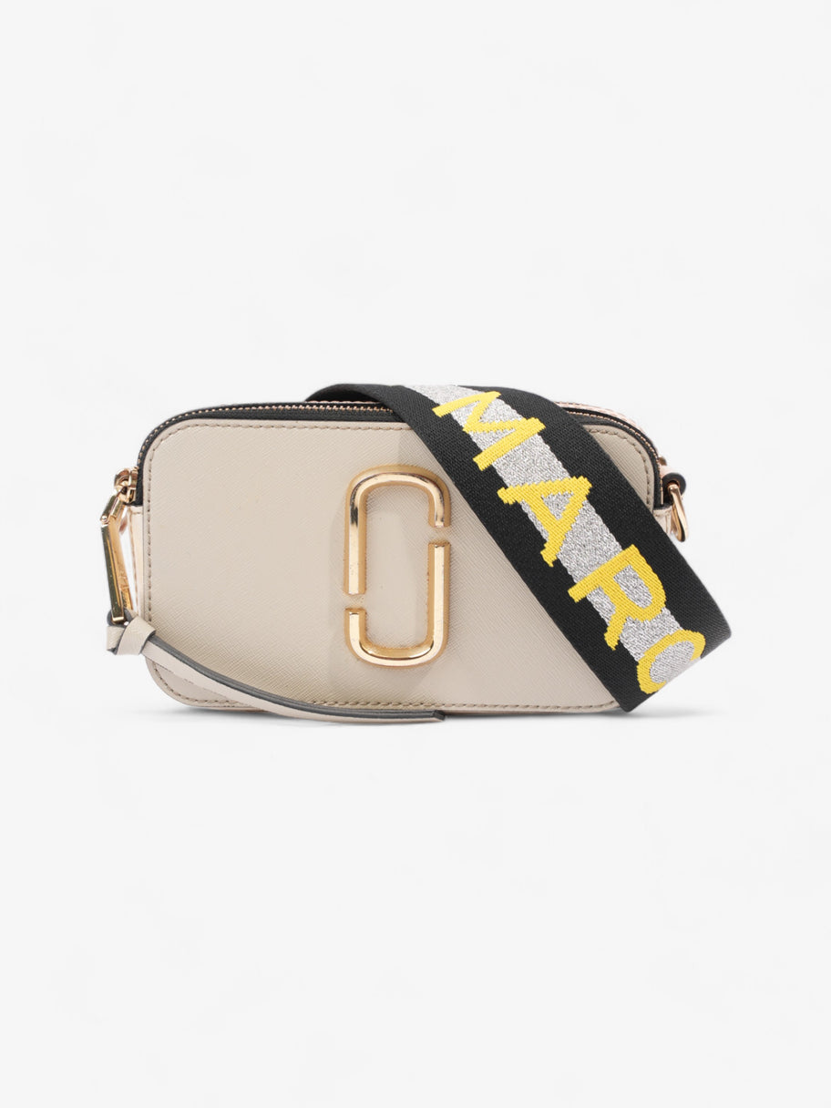 Marc Jacobs The Snapshot Bag Beige / Black / Yellow Leather Image 1