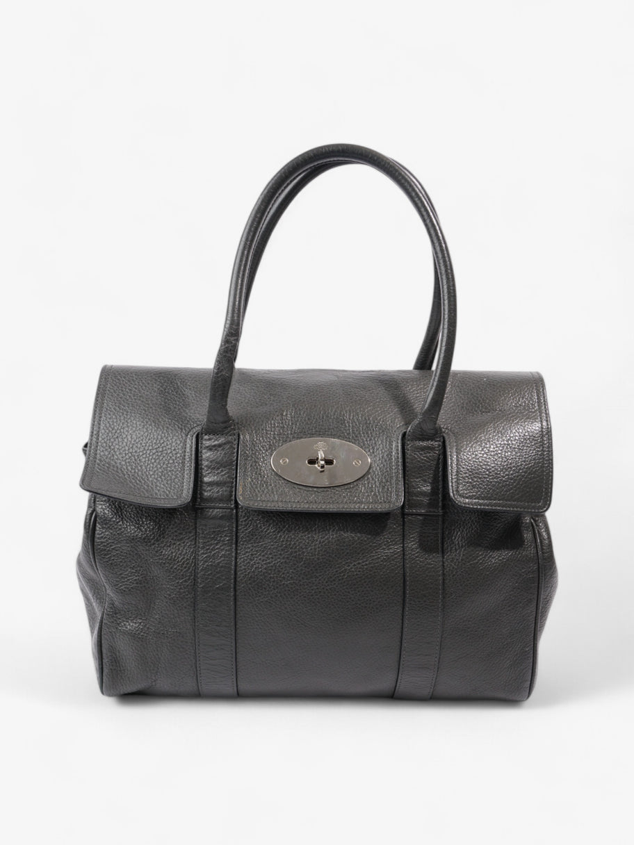 Mulberry Bayswater Dark Grey Grained Leather Image 1