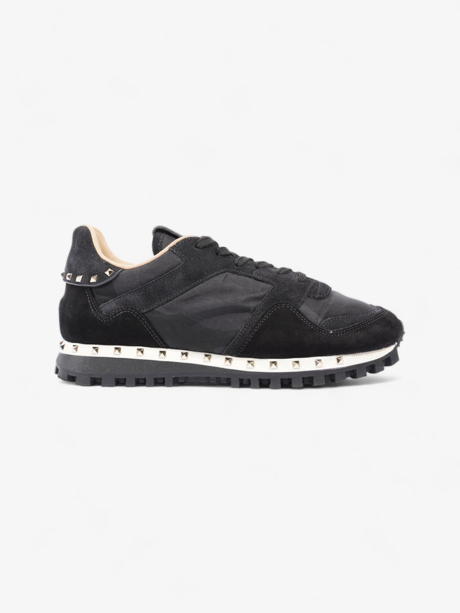 Valentino Rockstud Sneakers Black Suede EU 37 UK 4 Image 1