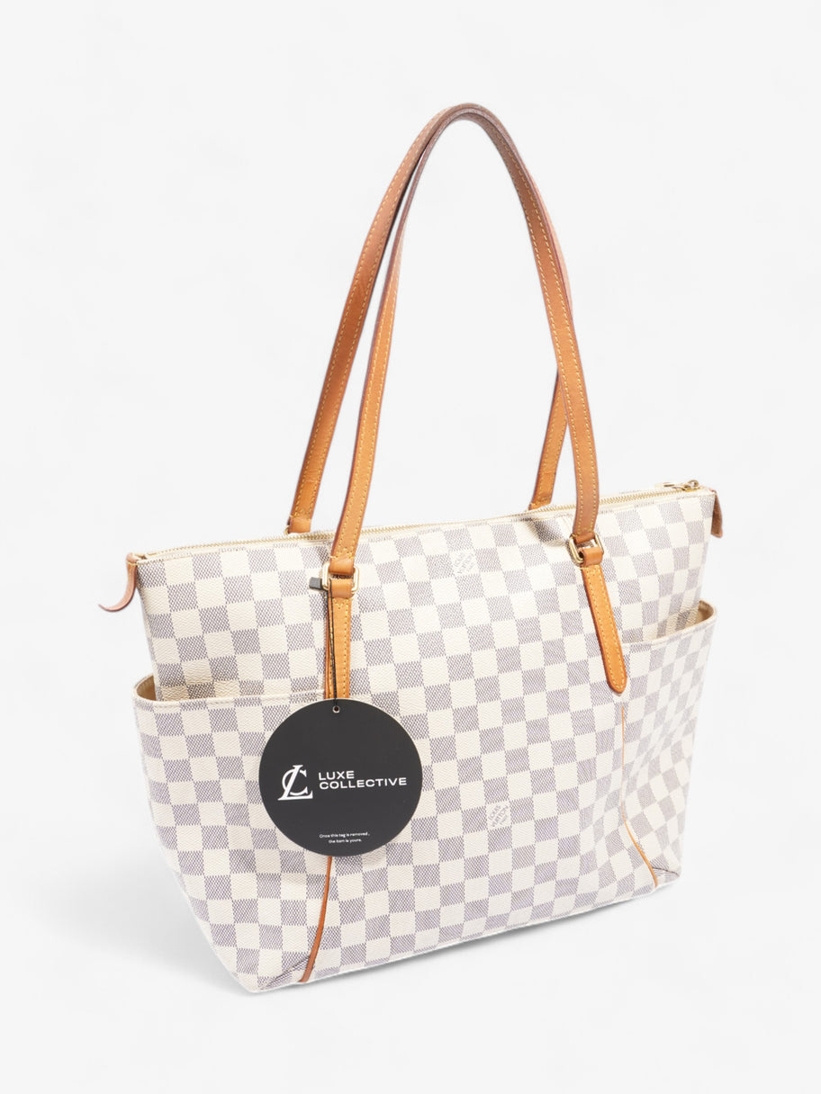 Louis Vuitton Totally Damier Azur Coated Canvas MM Image 9