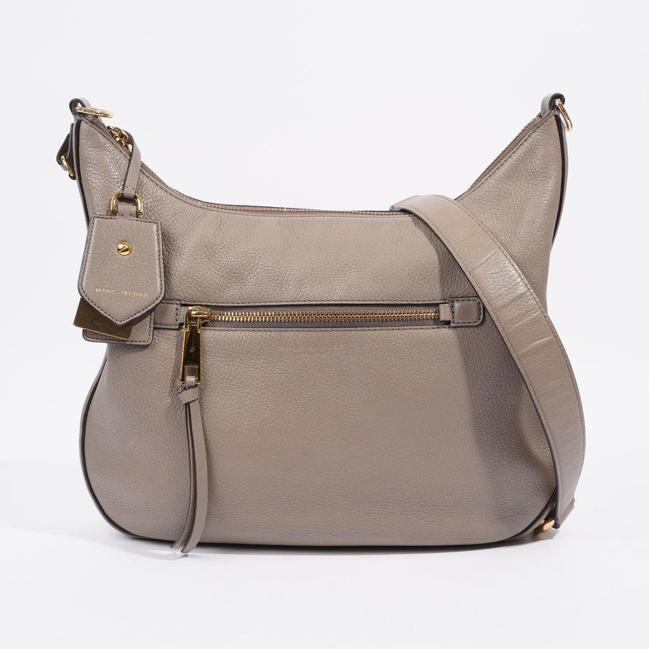 Recruit Hobo Grey Leather Image 1