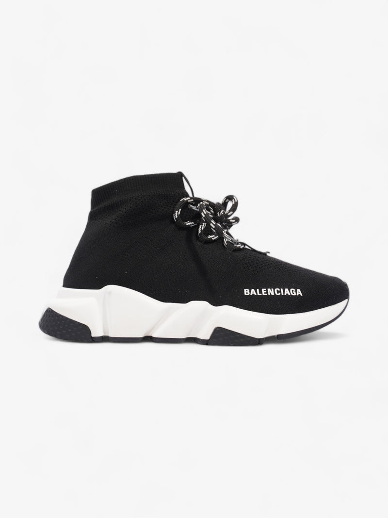  Balenciaga Speed Lace Up Black / White Cotton EU 38 UK 5