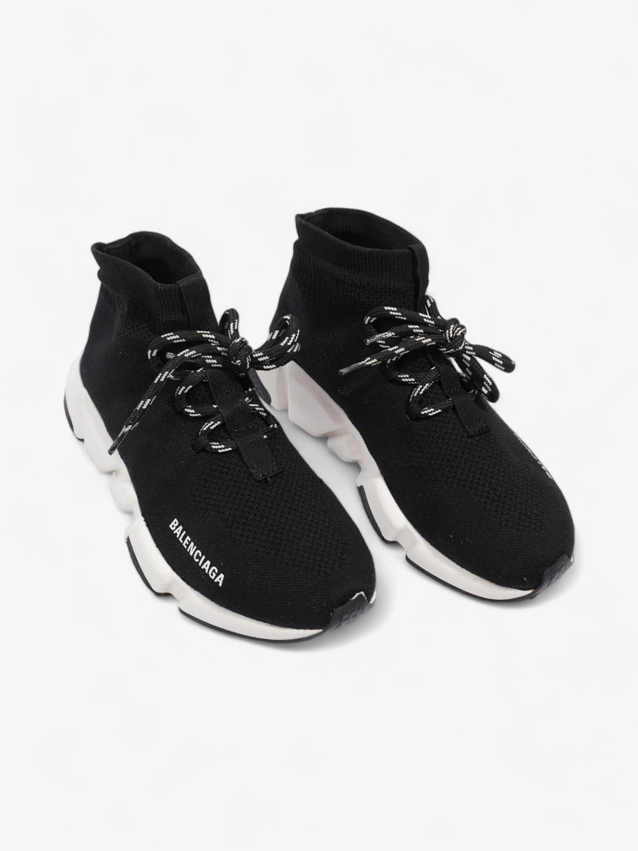 Balenciaga Speed Lace Up Black / White Cotton EU 38 UK 5 Image 9