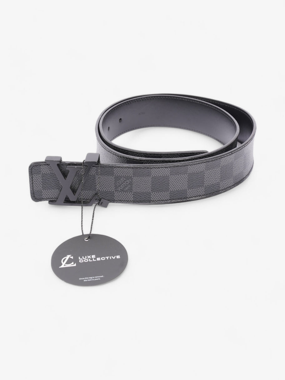 Louis vuitton belt damier graphite best sale