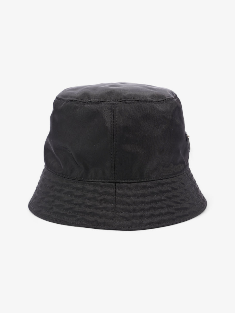 Prada Logo Bucket Hat Black Re Nylon Small Image 4