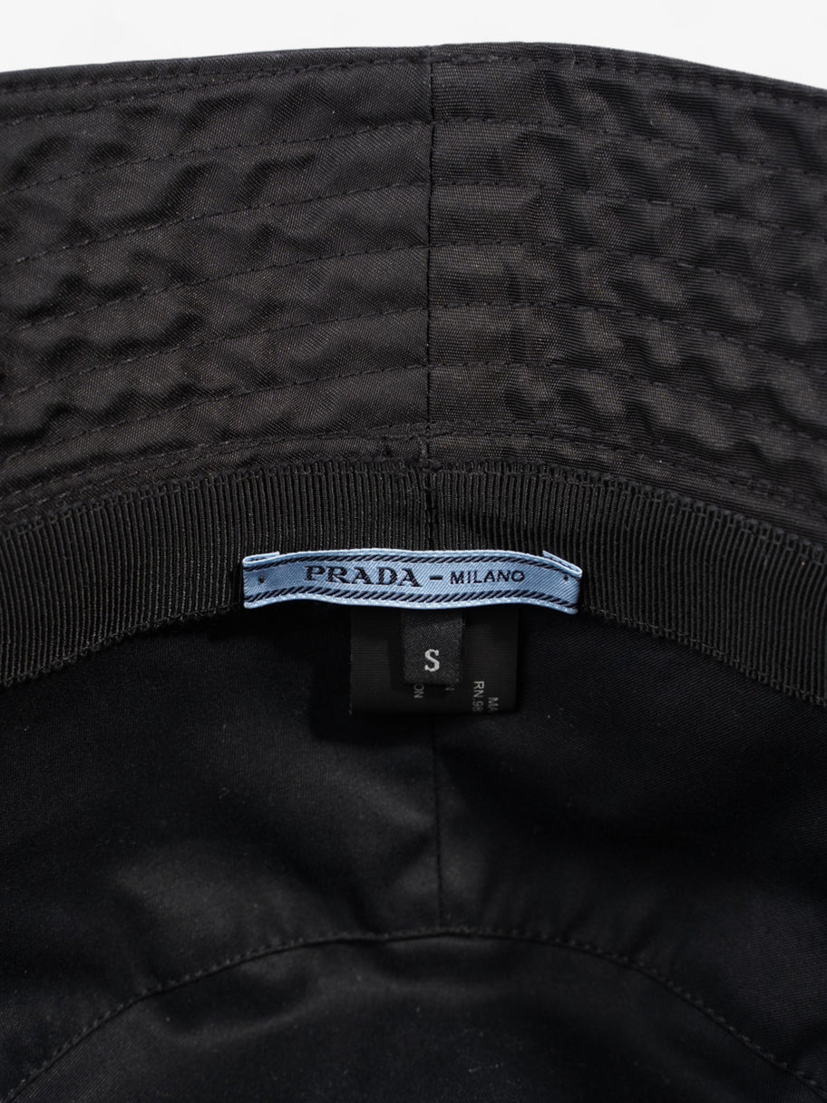 Prada Logo Bucket Hat Black Re Nylon Small Image 6