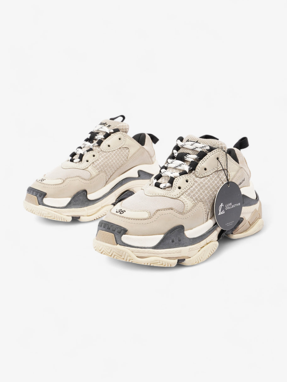 Triple S Beige / Black / White Mesh EU 36 UK 3 Image 9