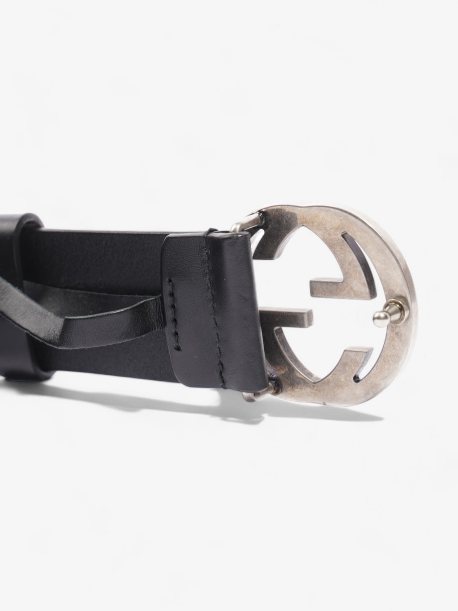 Gucci Interlocking G Belt Black Leather 105cm / 42