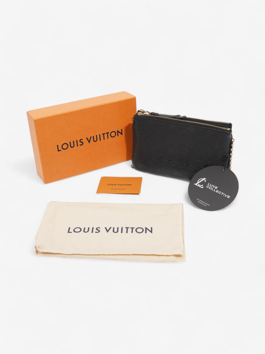 Louis Vuitton Double Zip Pochette Monogram Empreinte Empreinte Leather Image 9