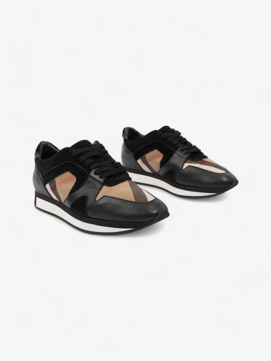 Burberry Super Nova Sneakers Black / Nova Check Suede EU 38.5 UK 5.5 Image 2