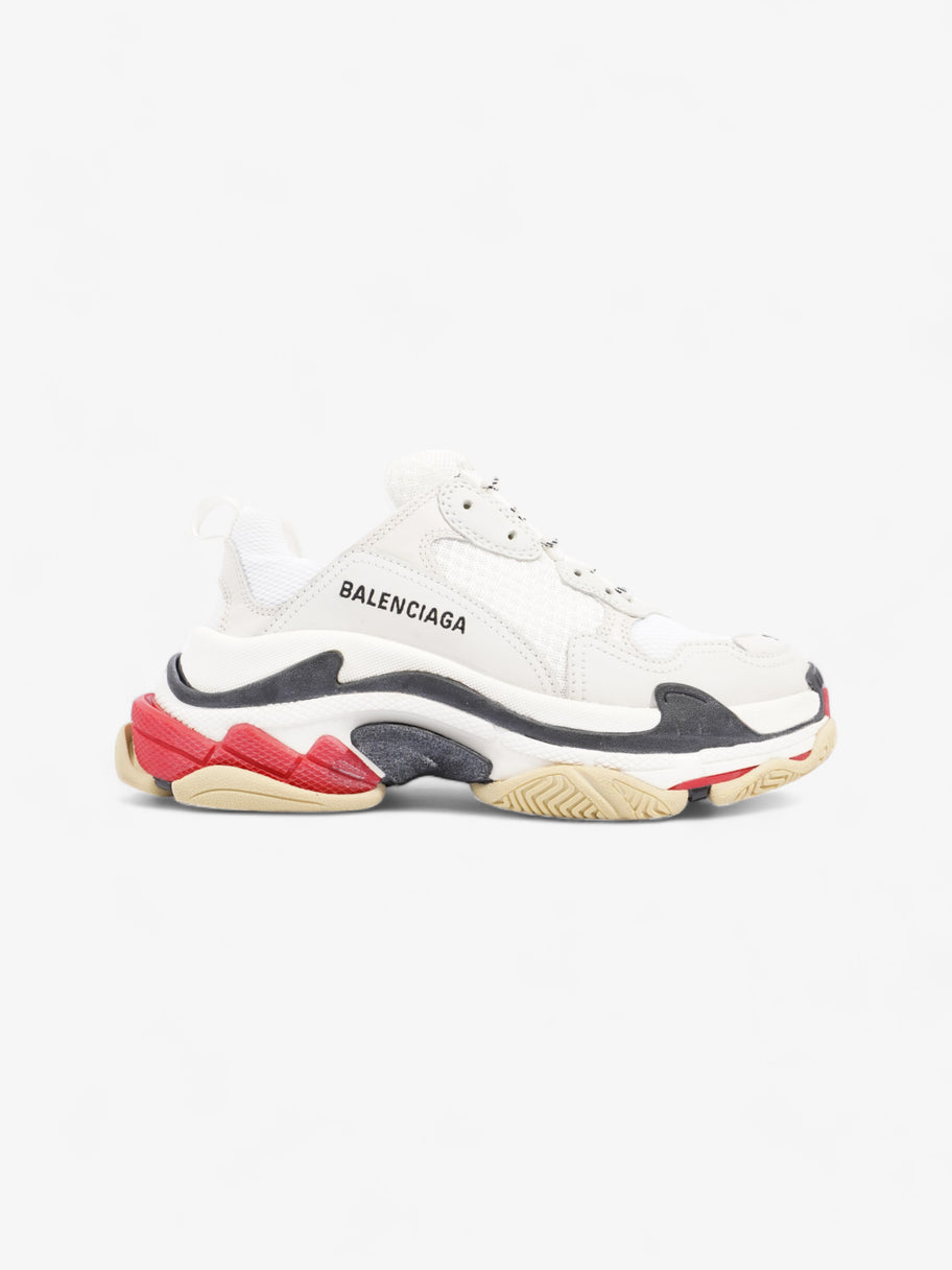 Balenciaga Triple S White / Black / Red Mesh EU 38 UK 5 Image 1