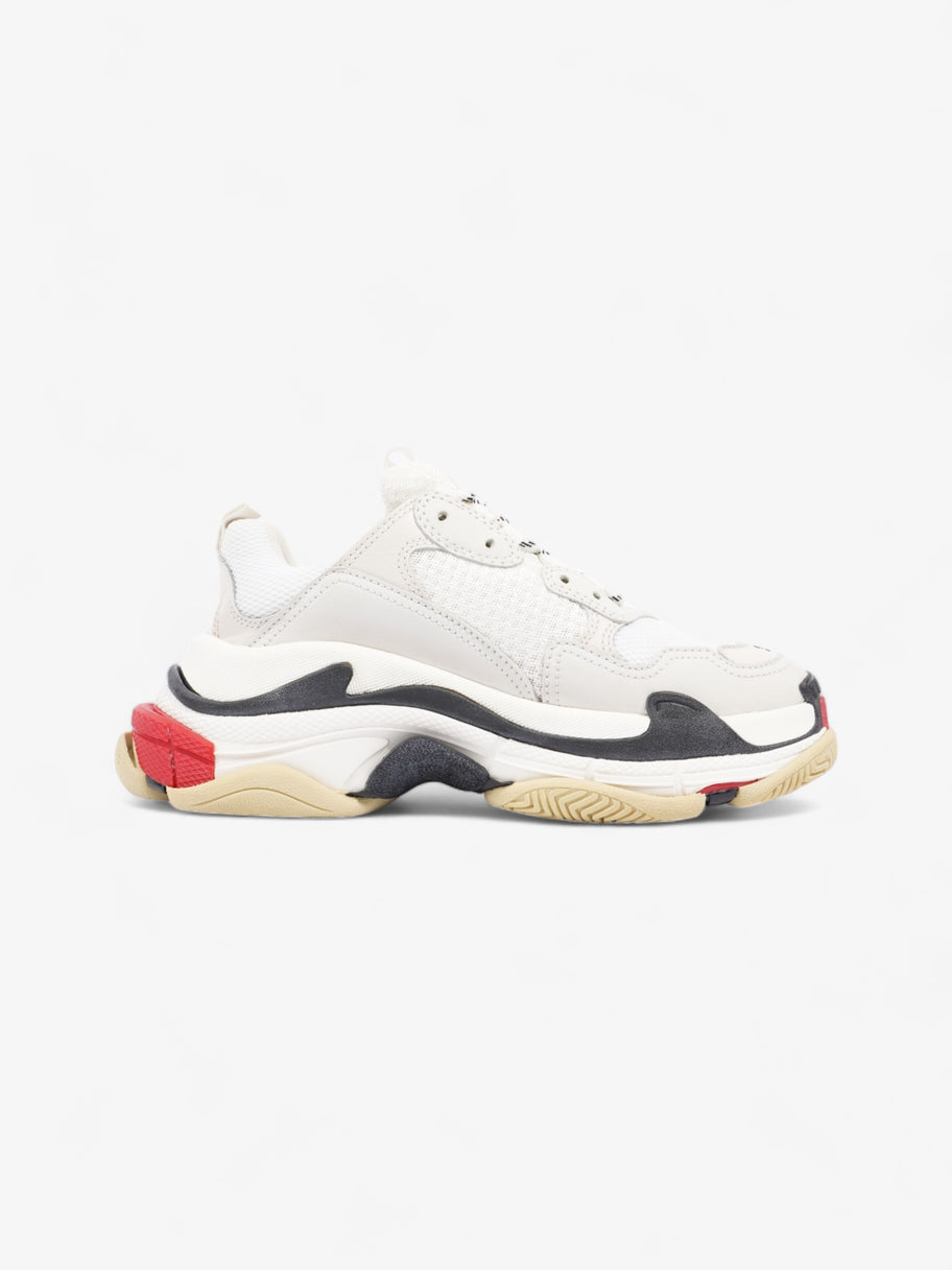 Balenciaga Triple S White / Black / Red Mesh EU 38 UK 5 Image 4