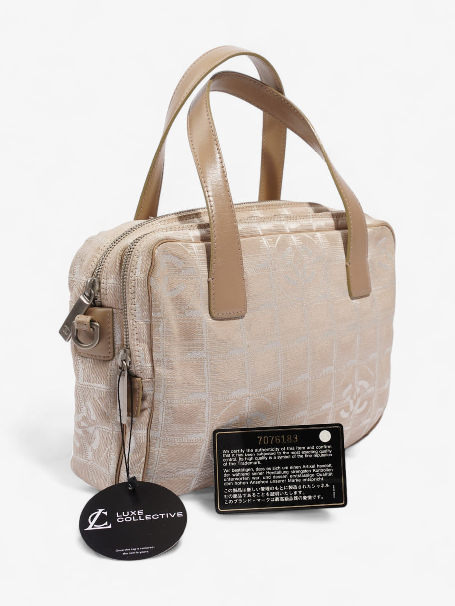 Chanel Travel Line Beige Canvas Image 11