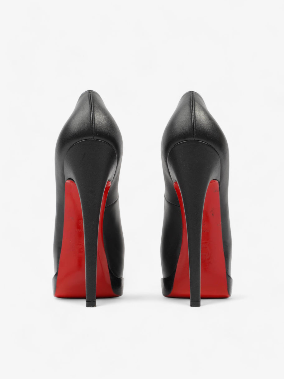 Christian Louboutin Palais Royal Trepointe Heels 140 Black Leather EU 38.5 UK 5.5 Image 7