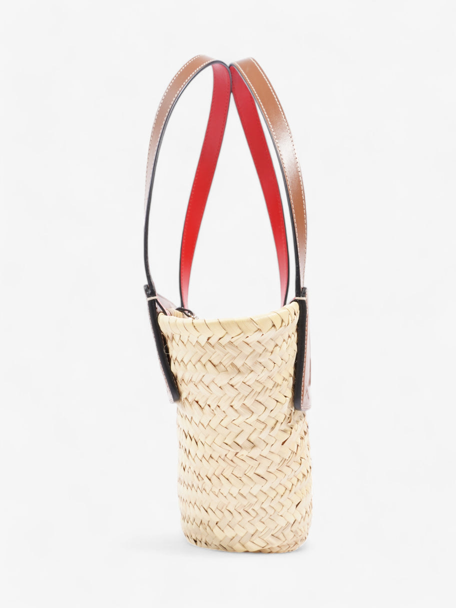 Christian Louboutin Loubishore Natural / Brown / Red Palm Leaves Small Image 5