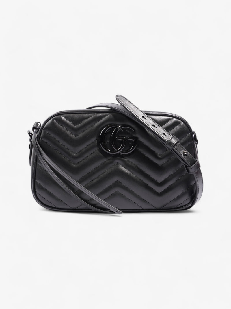  Gucci Marmont Black Matelasse Leather Small