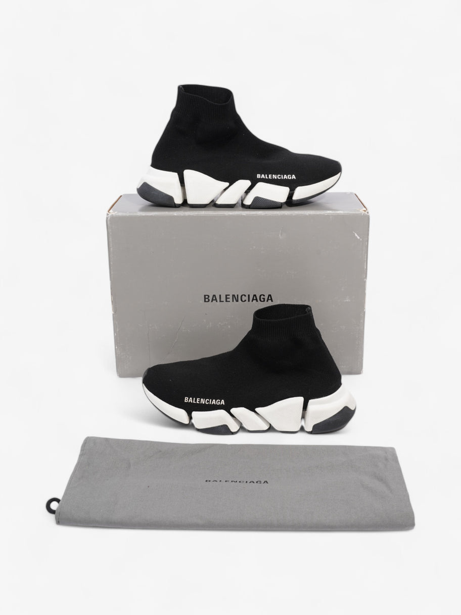 Balenciaga Speed 2.0  Black / White Cotton EU 37 UK 4 Image 11